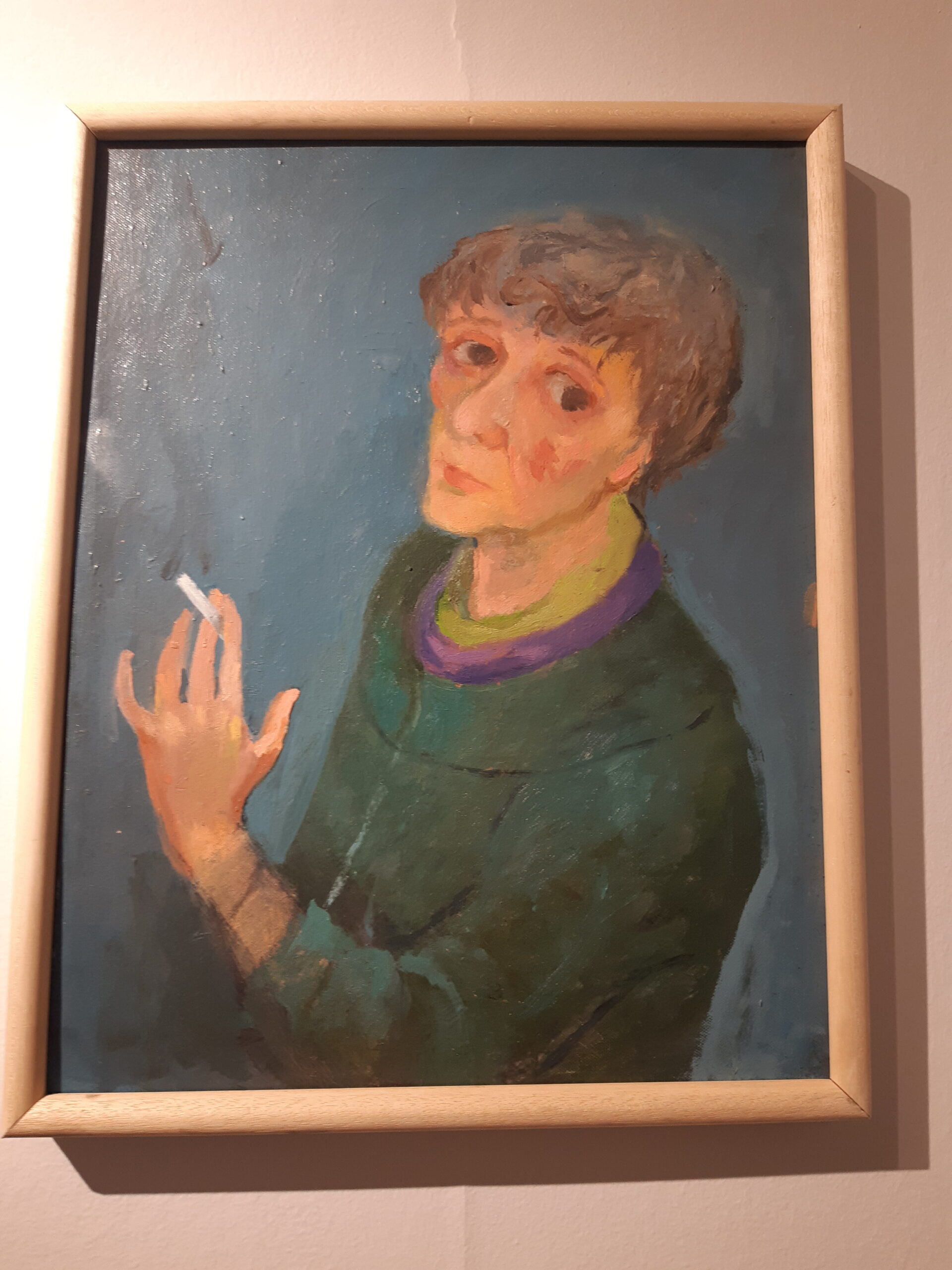 Katy Castellucci_autoritratto con gatto 1955 (1)